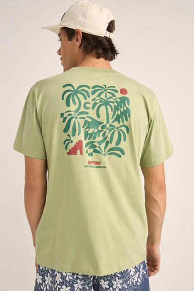 Trees Short Sleeve T-shirt - Pistachio