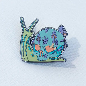 Shroom Snail Pin