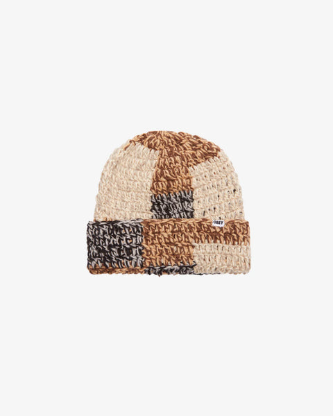 Patchwork Rib Beanie