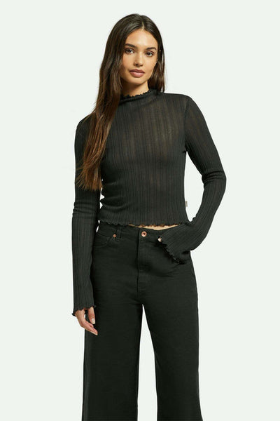 Novelty Ribbed Turtleneck