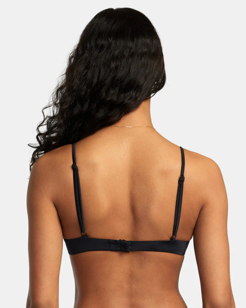 Solid Inverted V-Wire Bra