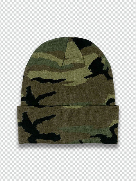 motley-beanie - Woodland Camo