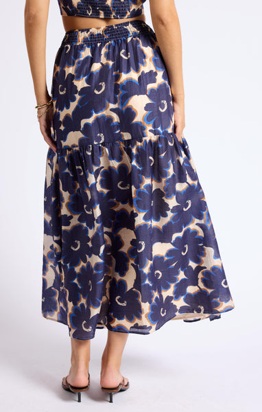 Flora Tiered Maxi Skirt