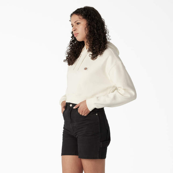 W Oakport Cropped Hoodie