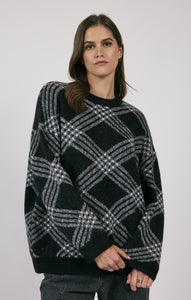 Brooke Plaid Print Sweater