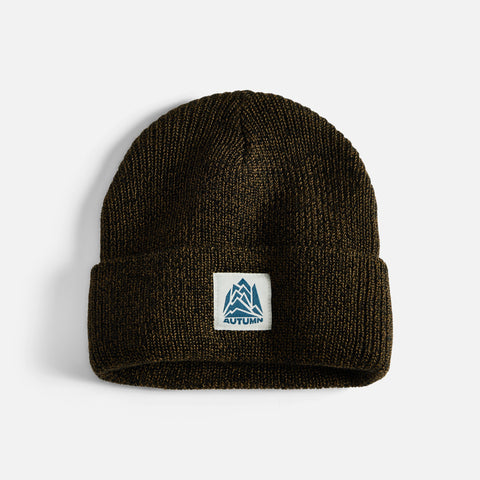 Simple Marl Beanie - Black