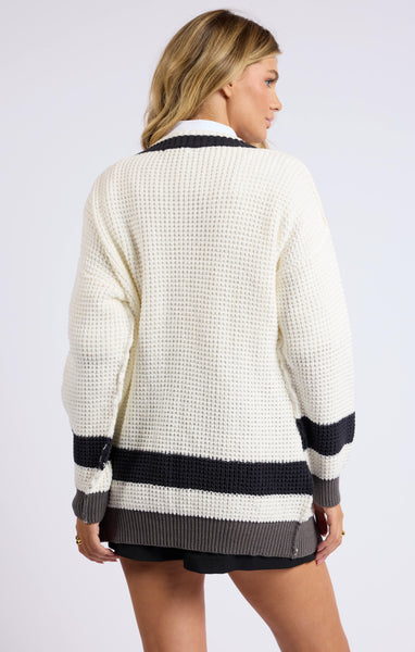 Places Colorblock Sweater - Ivory