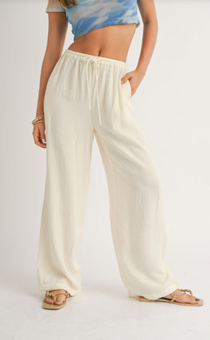 Grazie Tied Waist Wide Leg Pant