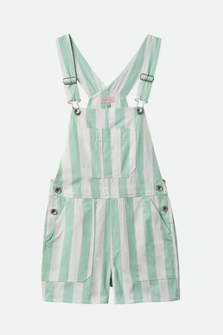 Brixton Costa Short Overall - Seafoam