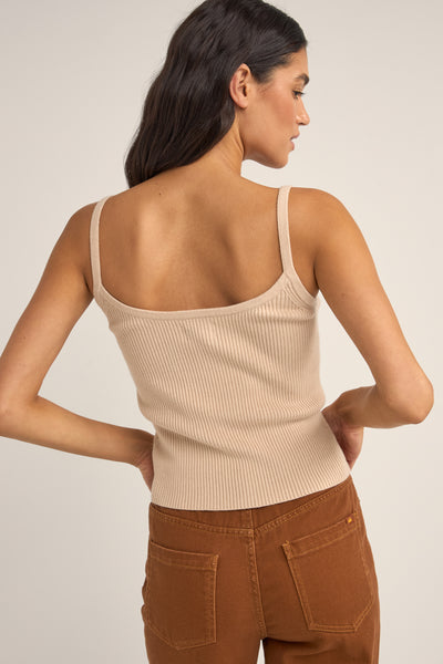 Yumi Knit Top - Sand