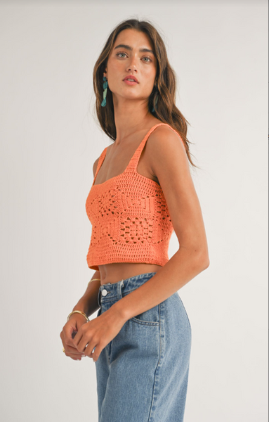 Quinn Crochet Crop Top