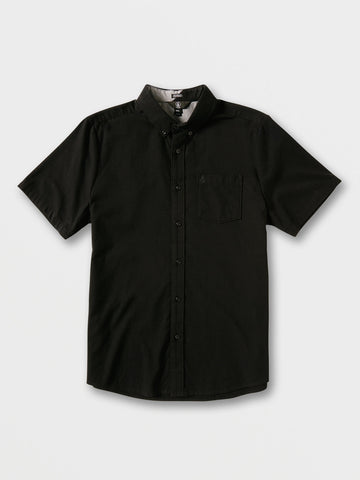 Volcom Everett Oxford Short Sleeve Shirt - New Black