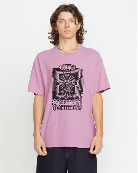 Flow Machine Short Sleeve Tee - Steel Purple