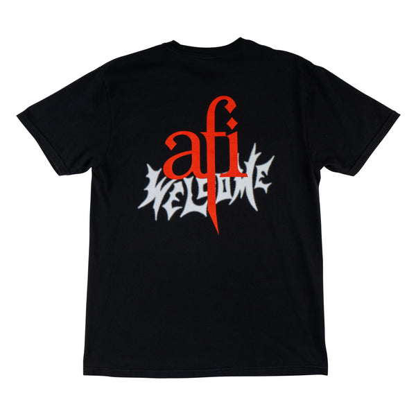 AFI X Welcome Skateboards Nowhere Tee - Black