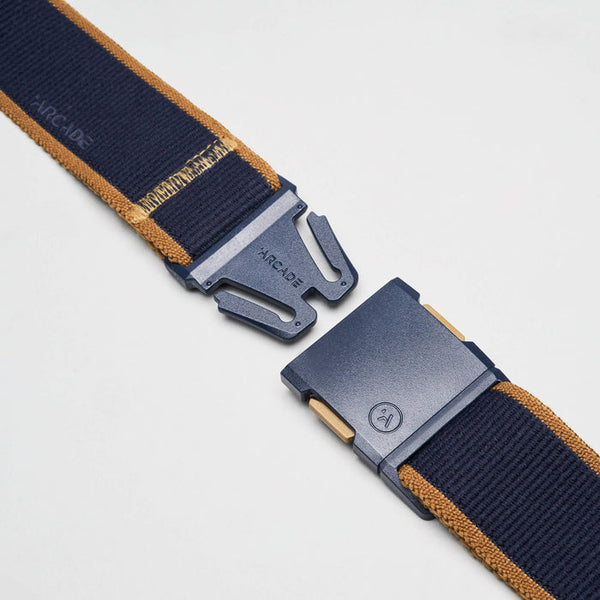 Arcade Carto Stretch Belt - Navy Tumbleweed