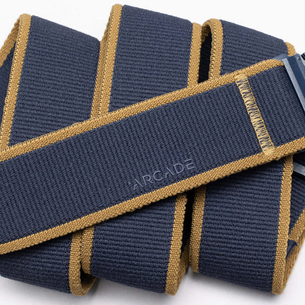 Arcade Carto Stretch Belt - Navy Tumbleweed