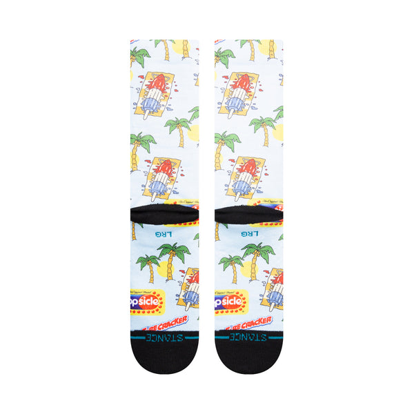 Stance Poly Blend Pops Crew Socks - Light Blue