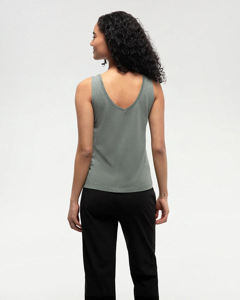 Kinney Tank - Agave Green