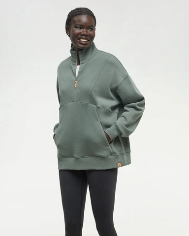 Finlayson 1/4 Zip - Agave Green