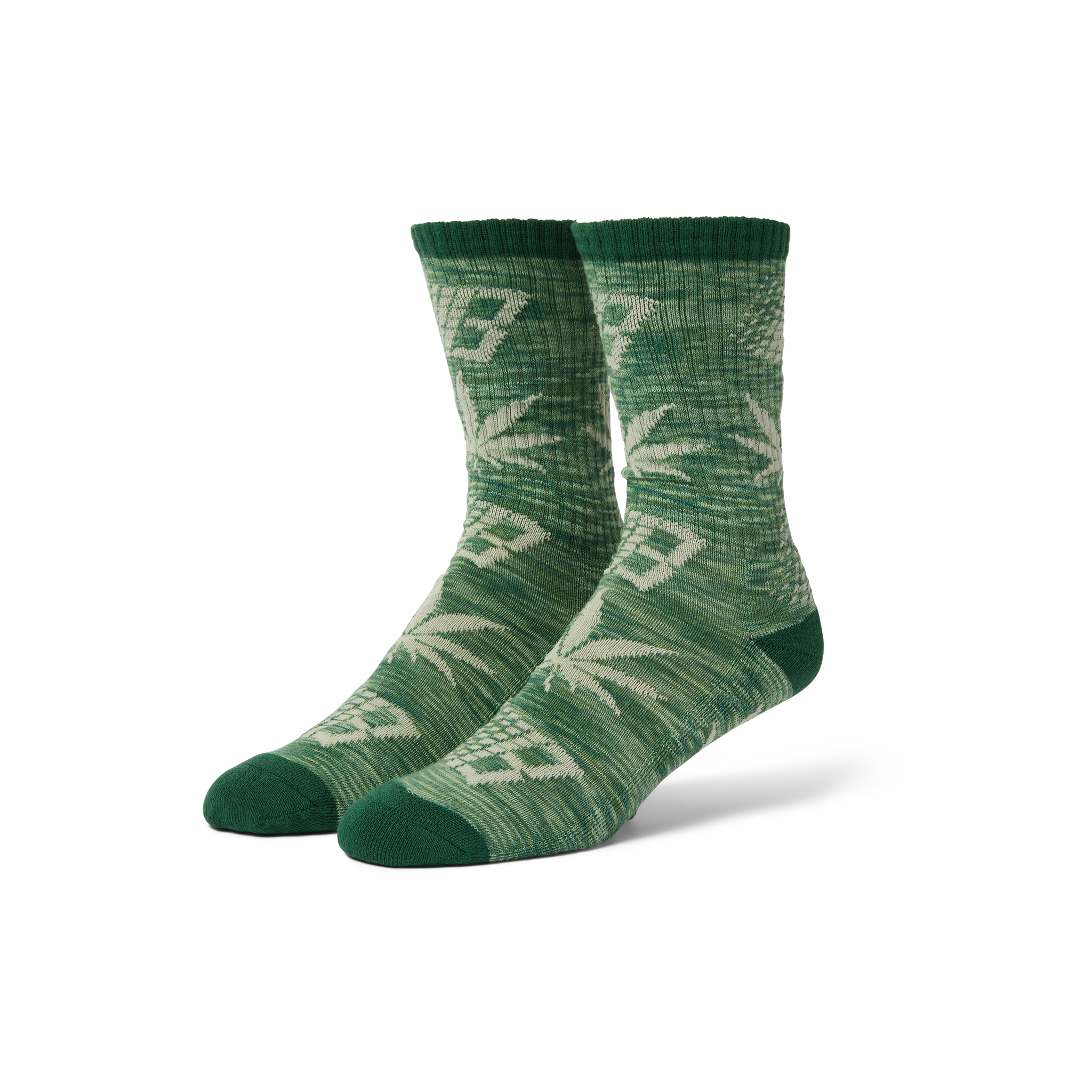 Huf x Bronze Plantlife Marled Socks - Green