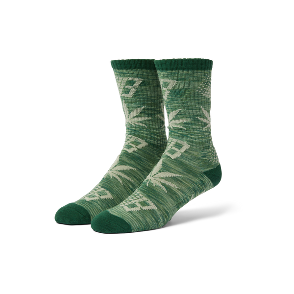 Huf x Bronze Plantlife Marled Socks - Green