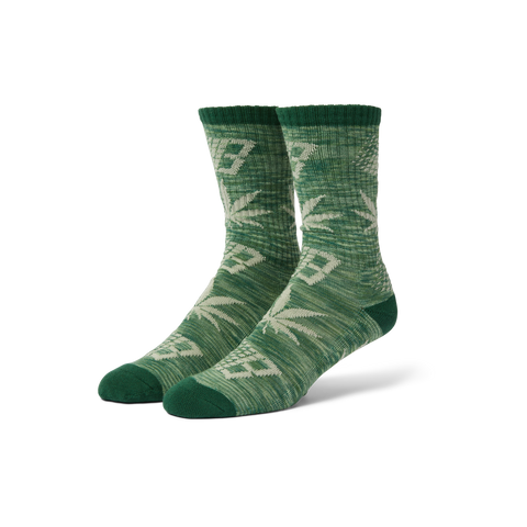 Huf x Bronze Plantlife Marled Socks - Green