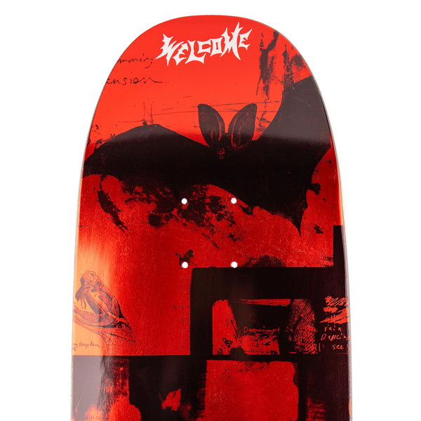 AFI x Welcome Skateboards Sing The Sorrow Black Red Foil on Golem