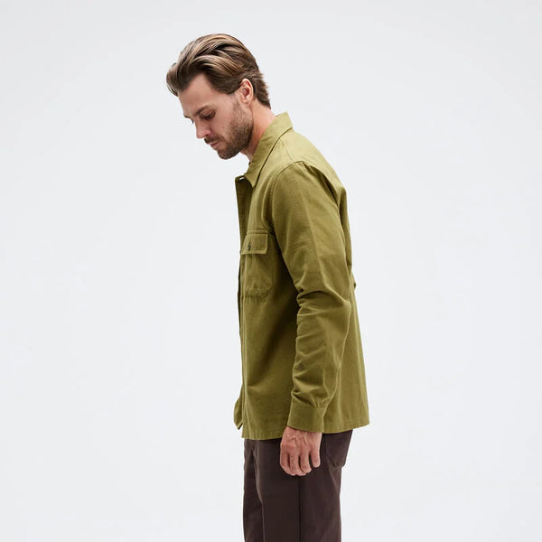 Lowell Long Sleeve Button Up - Green