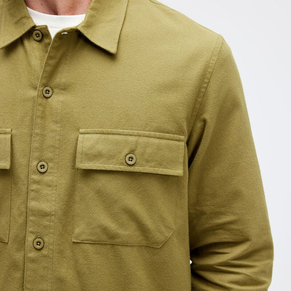 Lowell Long Sleeve Button Up - Green