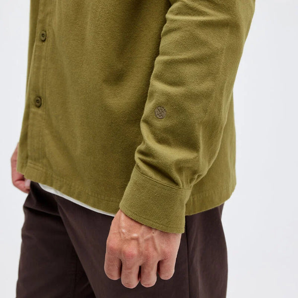 Lowell Long Sleeve Button Up - Green