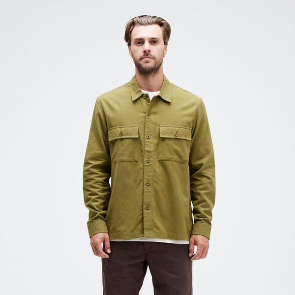 Lowell Long Sleeve Button Up - Green