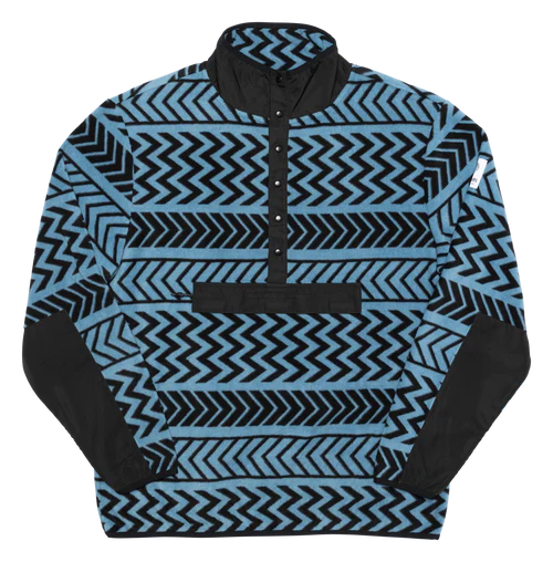 Autumn Orb Half Snap Fleece - Chevron