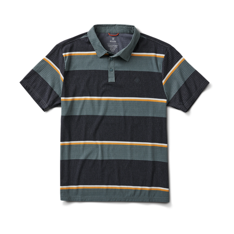 Bless Up Polo - Forest Stripe