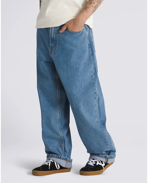 Check-5 Baggy Denim Pant - Stonewash Blue