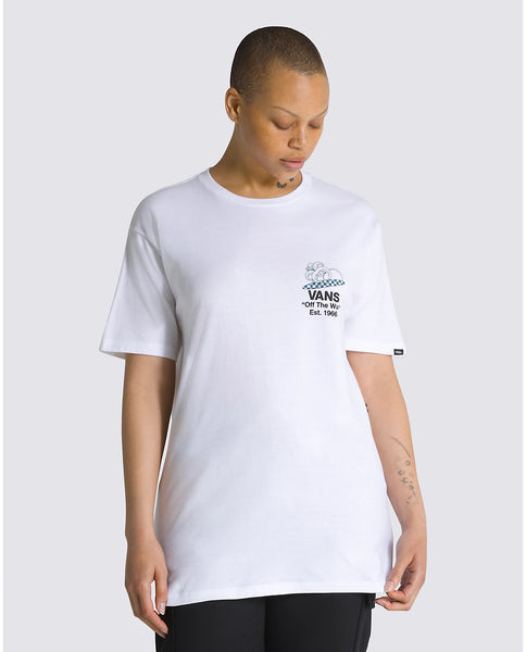 Vans Checkerboard Blooming Tee - White