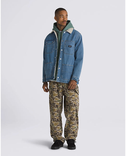 Drill Chore Denim Sherpa Coat