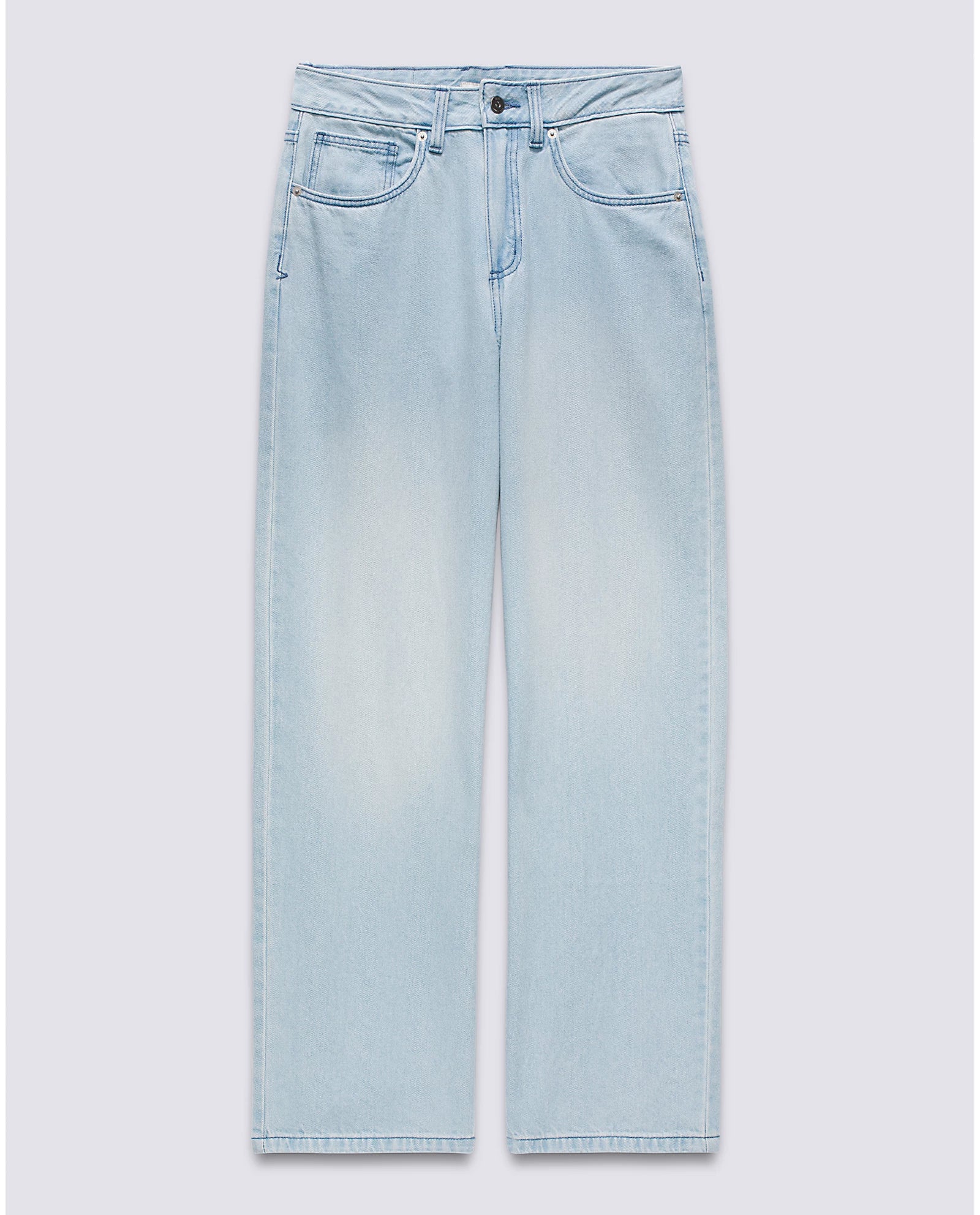 Sirelle Puddle Pants - Light Stonewash Blue