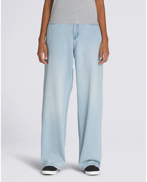 Sirelle Puddle Pants - Light Stonewash Blue