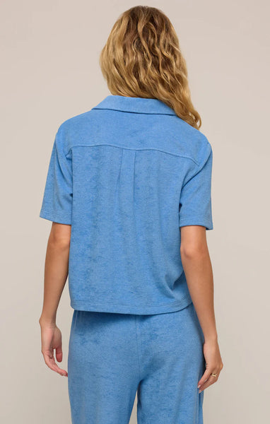 Resort Loop Terry Top - Salty Blue