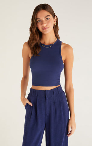 Z Supply Hannah Cropped Rib Tank