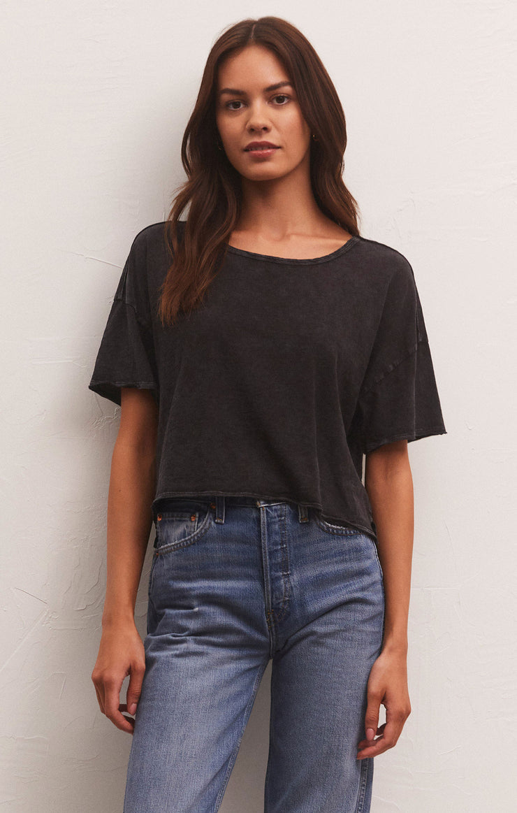 Z Supply Hazel Slub Tee - Black