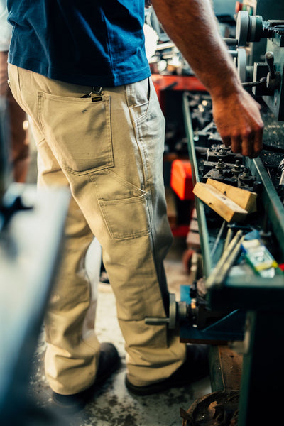 Bison Canvas Pant - Stone