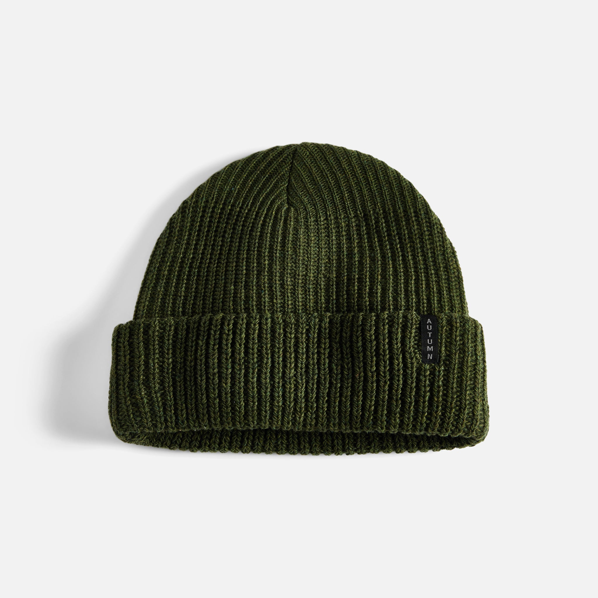 Wool Ribbed Knit - Army