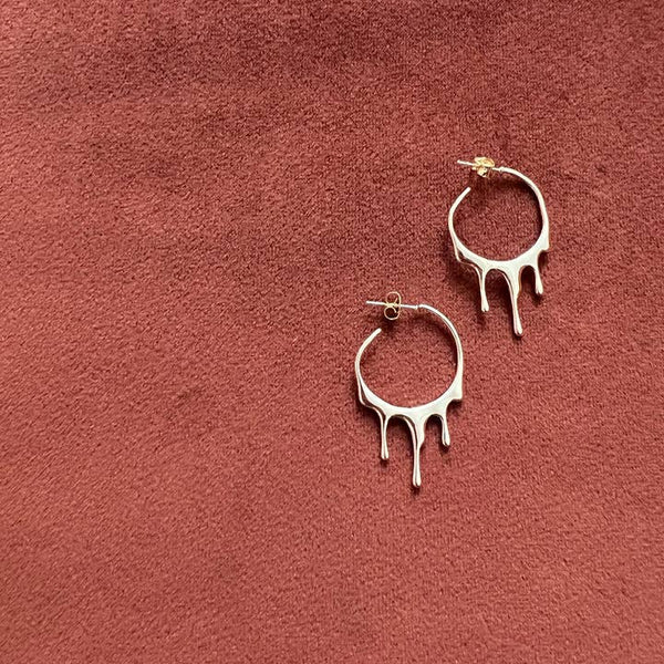 Drip Earrings with Stainless Steel Stud