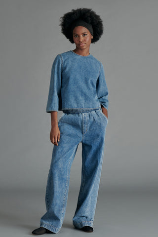 Gilda Pant - Blue Denim