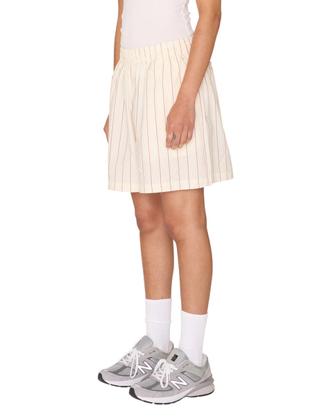 Primavera Stripe Short - Tofu Multi