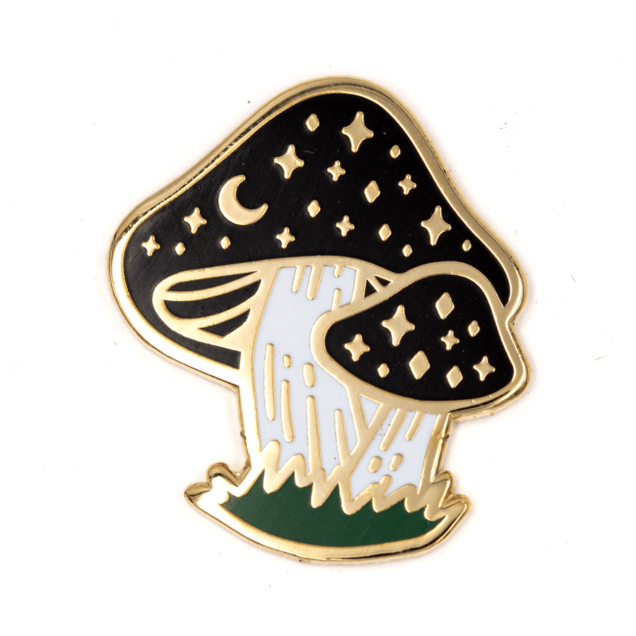 Cosmic Mushroom Pin