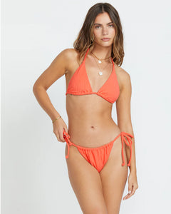 In The Loop Remi Triangle Bikini Top - Papaya