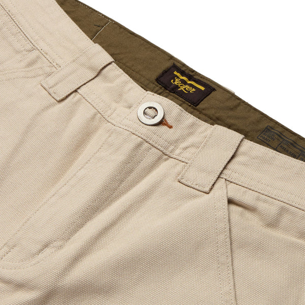 Bison Canvas Pant - Stone