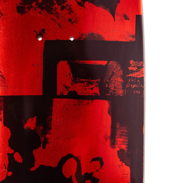 AFI x Welcome Skateboards Sing The Sorrow Black Red Foil on Golem